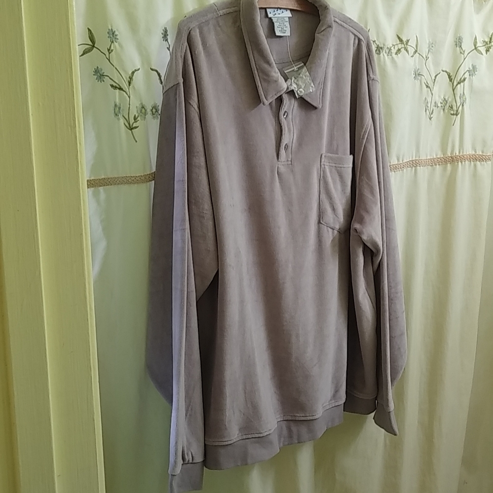 Irvine Park 3XL Grey LSleeve Polo